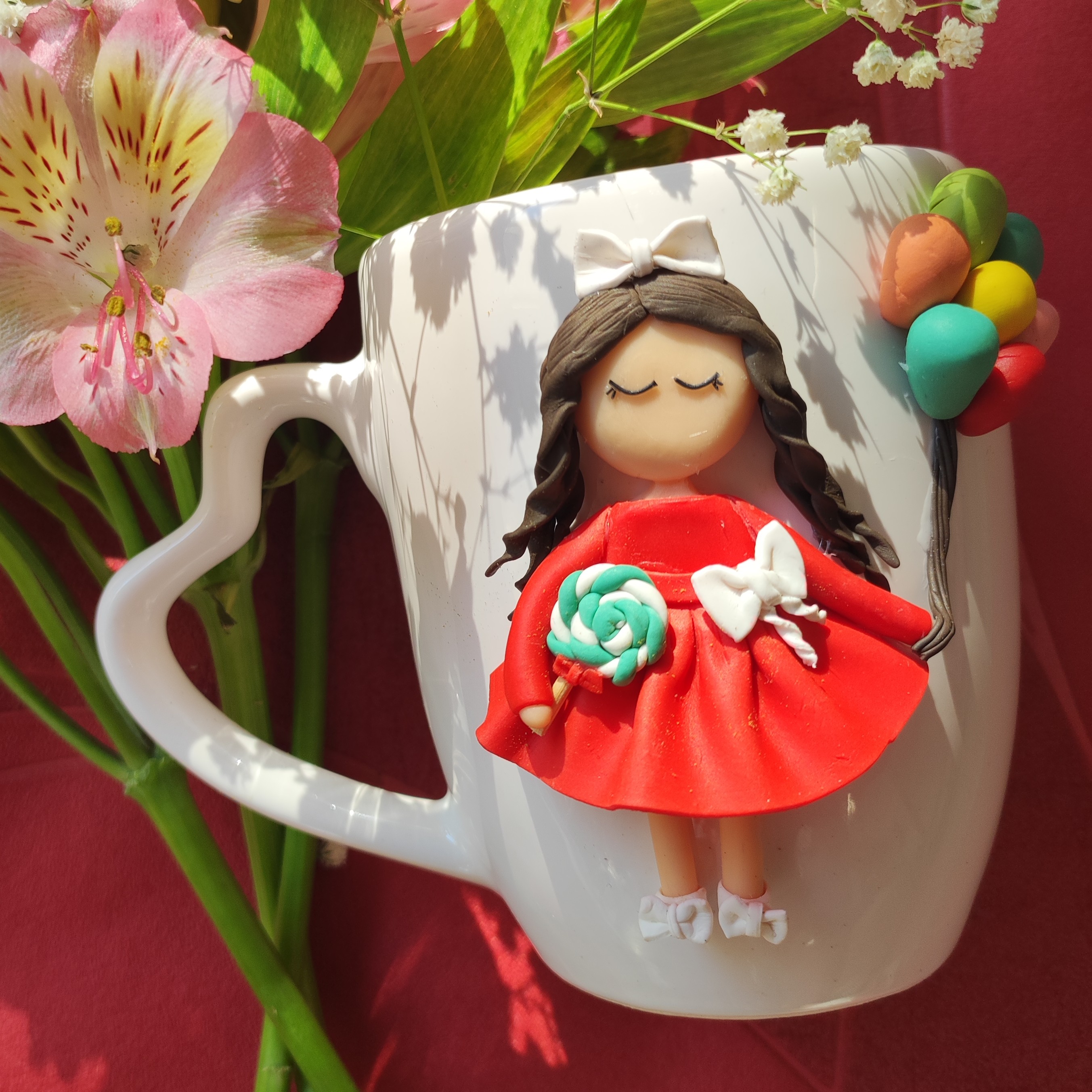 ماگ خمیری  دخترانه