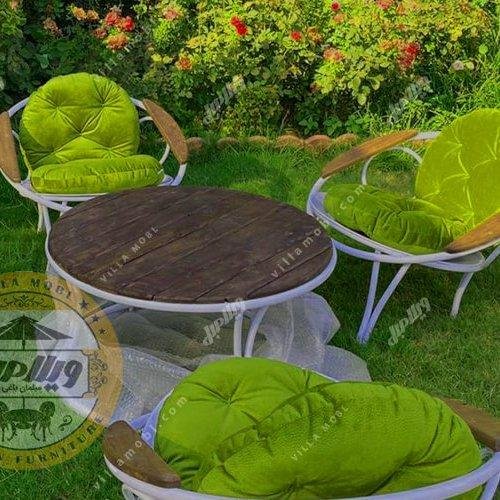 مبل باغی فلزی مدل چهارنفره ارغوان ارسال به روش پس کرایه