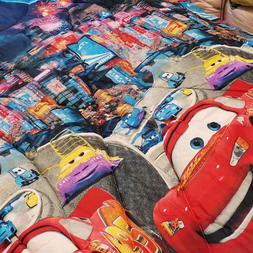 روتختی تک نفره عروسکی مک کویین جدید 4 تیکه............................................