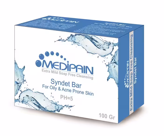 پن آنتی باکتریال مدیپن مناسب پوست چرب و آکنه ای حجم 100 گرم
