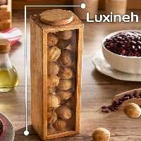 بانکه ماکارانی، جا ماکارانی، جنس شیشه و چوب، برند لوکسینه 