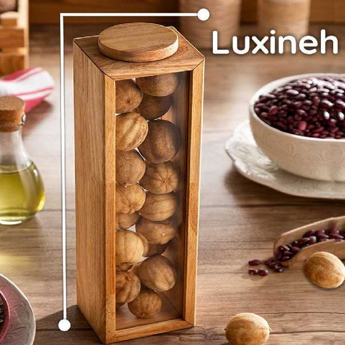 بانکه ماکارانی، جا ماکارانی، جنس شیشه و چوب، برند لوکسینه 