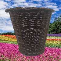 سطل قهوه ای تیناسادات شاپ تضمین کیفی دهانه24در ارتفاع24