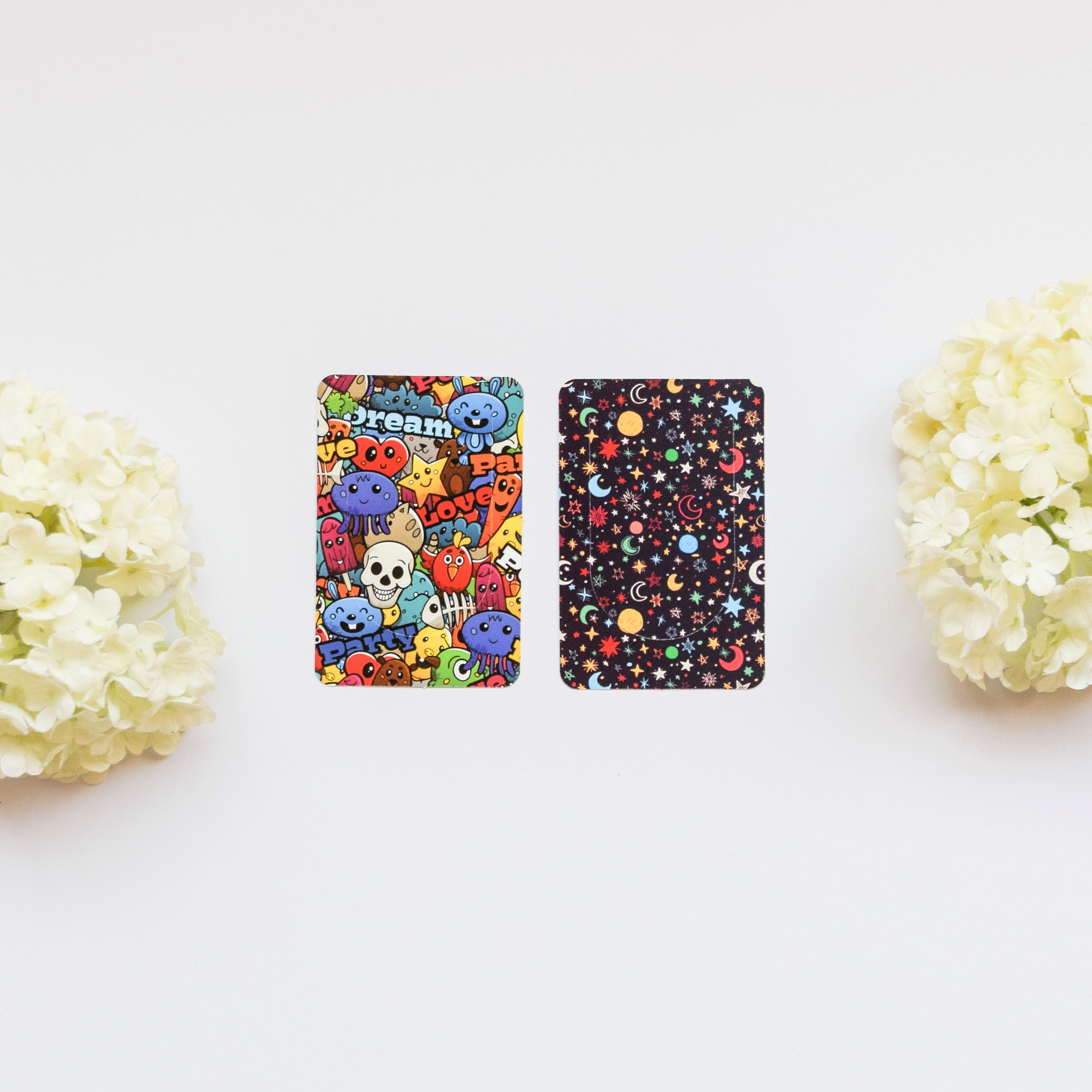 نشانگر کتاب طرح فانتزی رنگی رنگی 