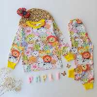 ست بلوز شلوار پنبه ای پاییزه. اسپورت. سایز 40 تا 55. مناسب 2 تا 10 سال