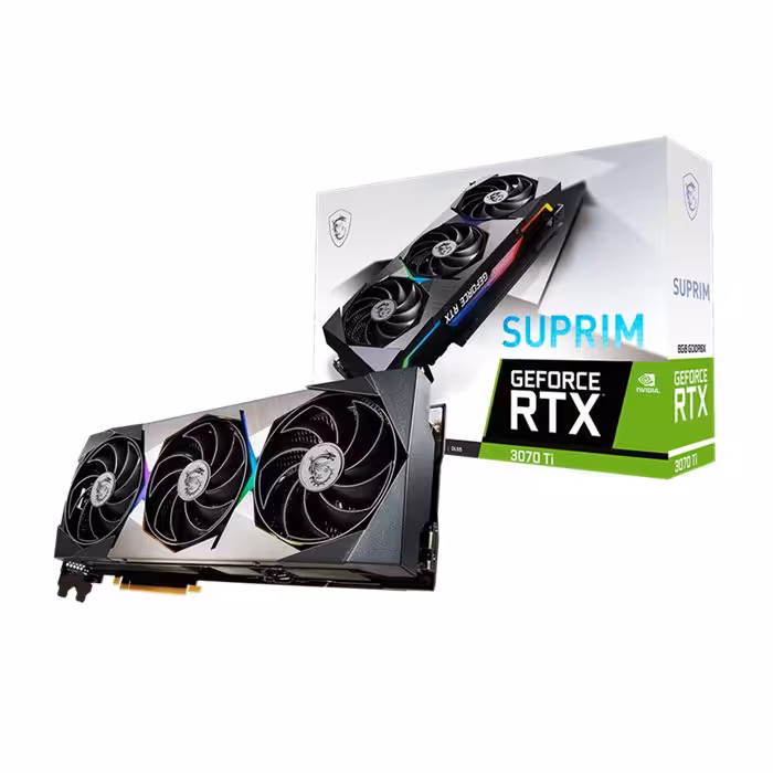 کارت گرافیک ام اس آی GeForce RTX 3070 Ti SUPRIM 8G