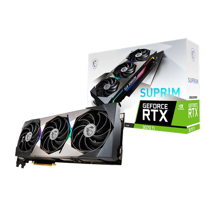 کارت گرافیک ام اس آی GeForce RTX 3070 Ti SUPRIM 8G