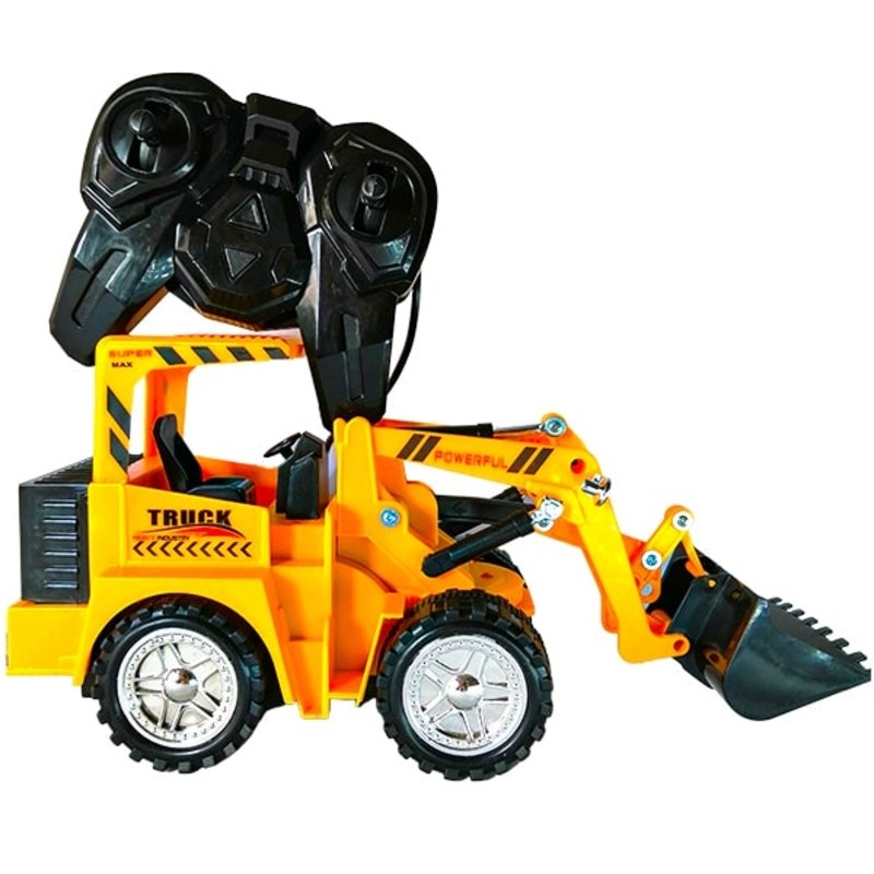اسباب بازی بیل مکانیکی کنترل دار باتری خور - Heavy machine loader