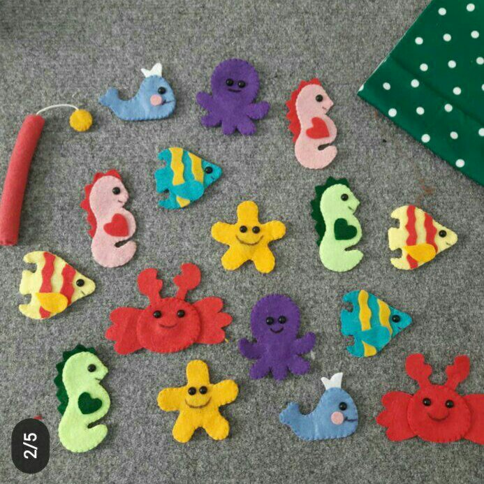 پک ماهیگیری آهنربایی نمدی