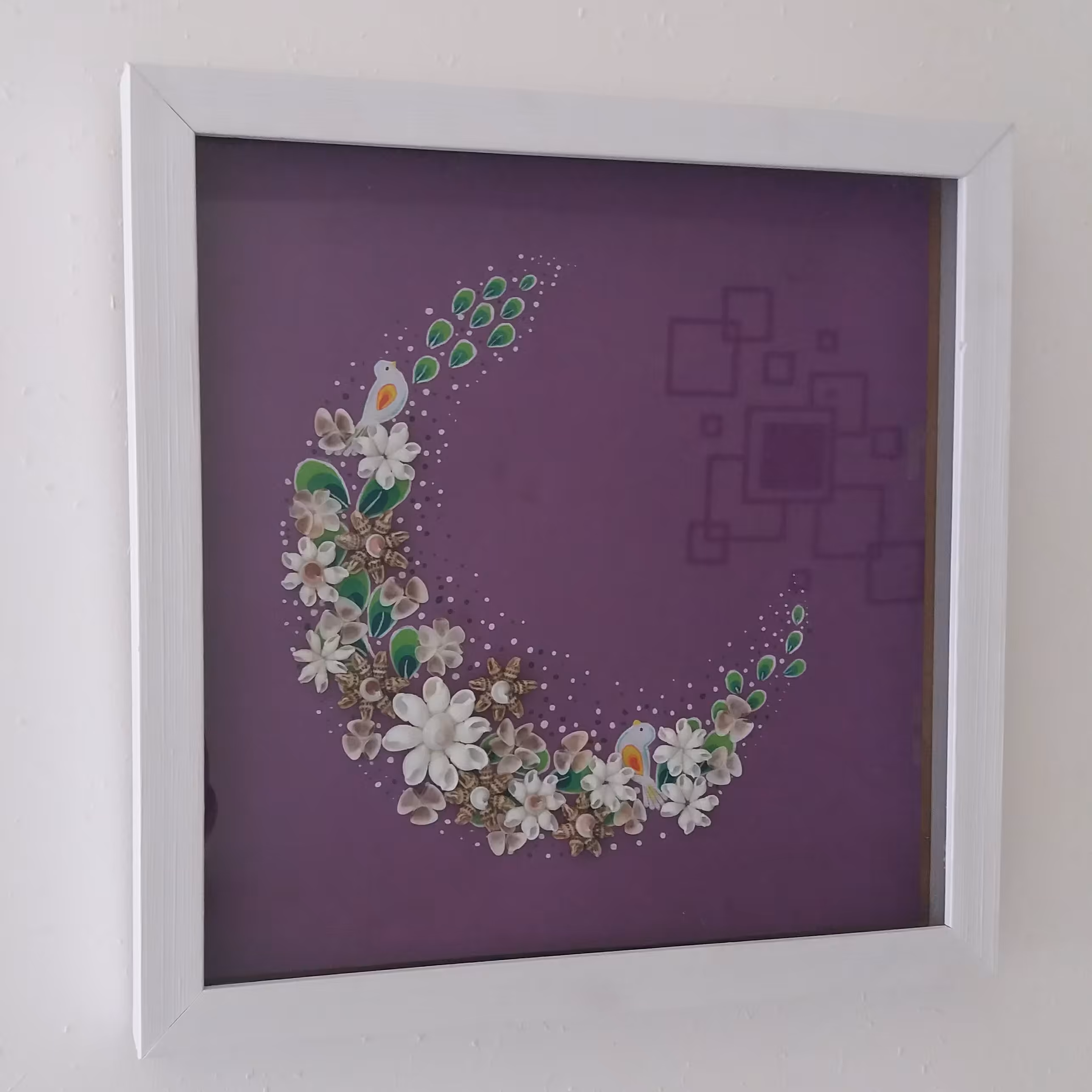 تابلو نقاشی با صدف