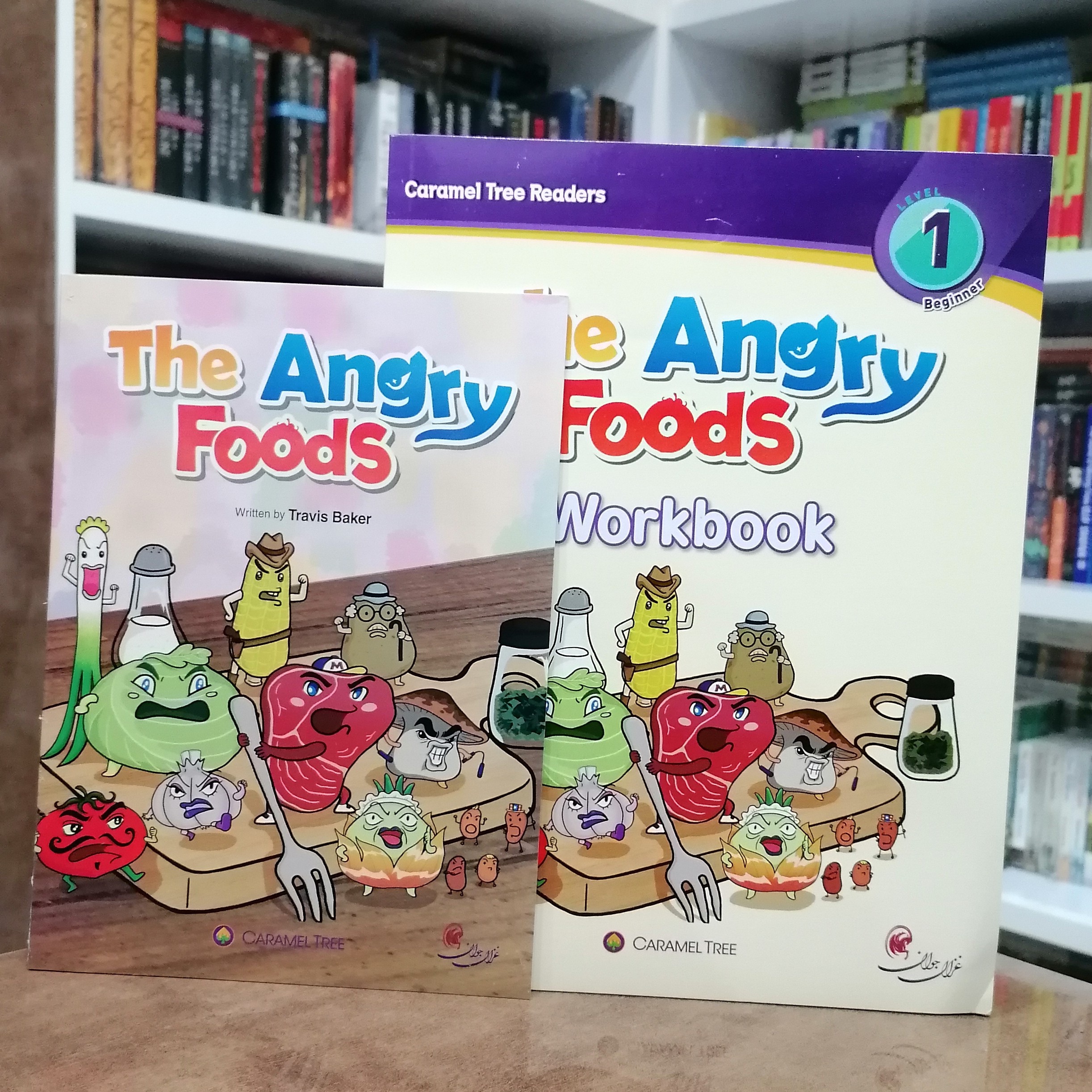 کتاب Caramel Tree Readers 1 The Angry Foods