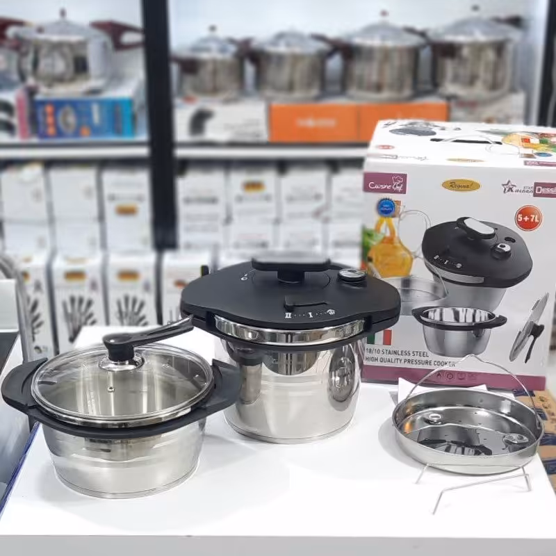 زودپز دوقلو دسینی در فضایی 5و7 لیتر