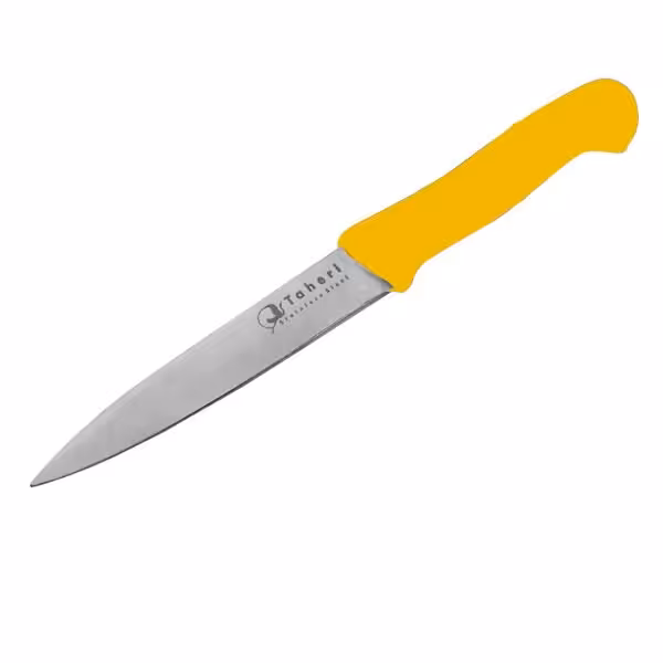 چاقوی کوچک آشپزخانه دم دستی طاهری تیغه آلمانی(کارد کوتاه استیل طاهری) کارد دم دستی طاهری