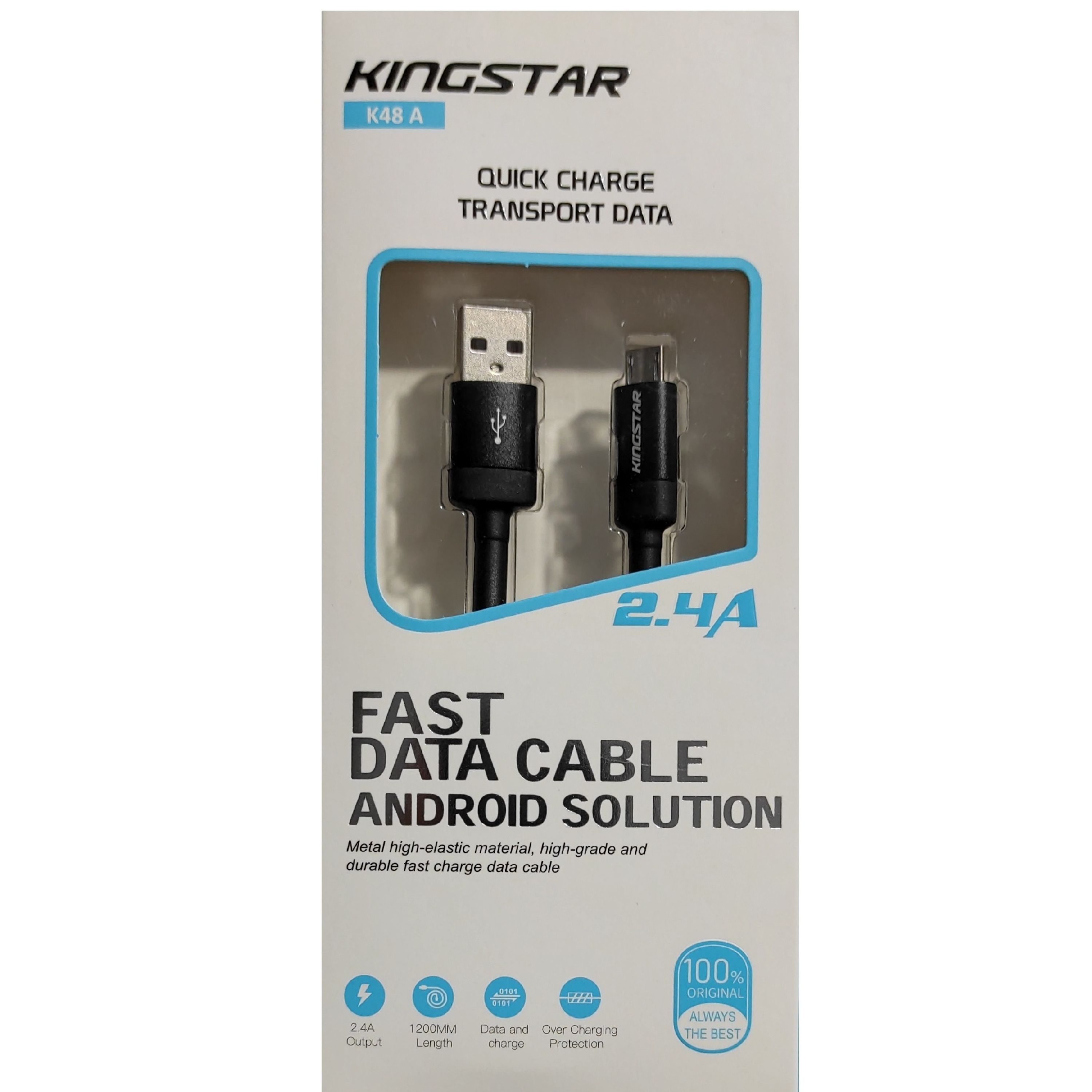 کابل شارژ KINGSTAR اصلی مدل K48A