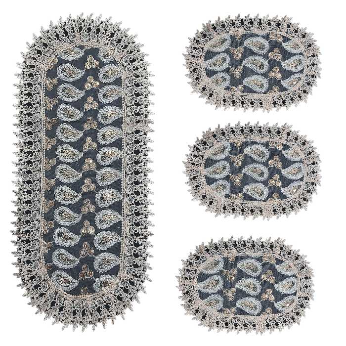 ست رومیزی 4 تکه مدل 1800