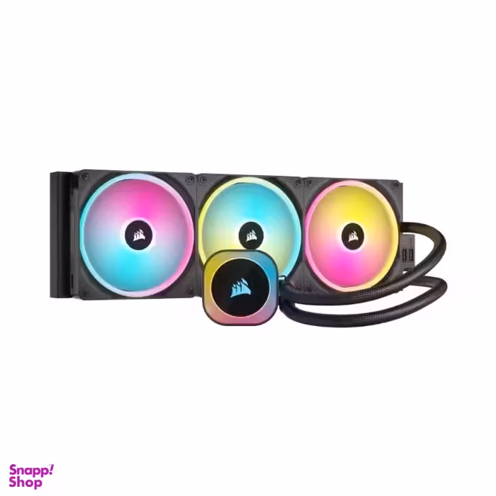 خنک کننده مایع پردازنده کورسیر مدل iCUE H170i Link Black