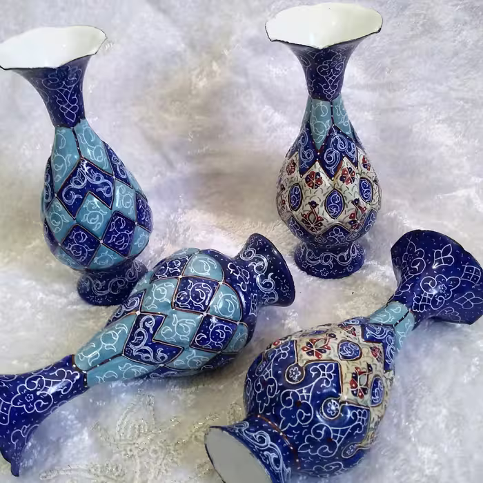 گلدان تک میناکاری سایز 16