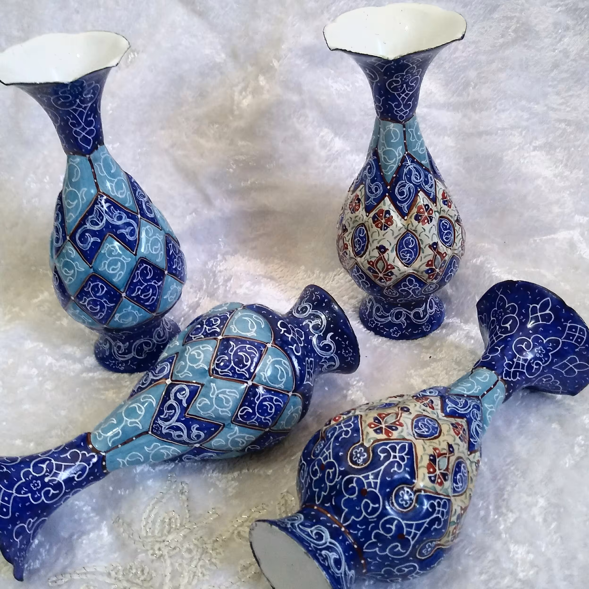 گلدان تک میناکاری سایز 16