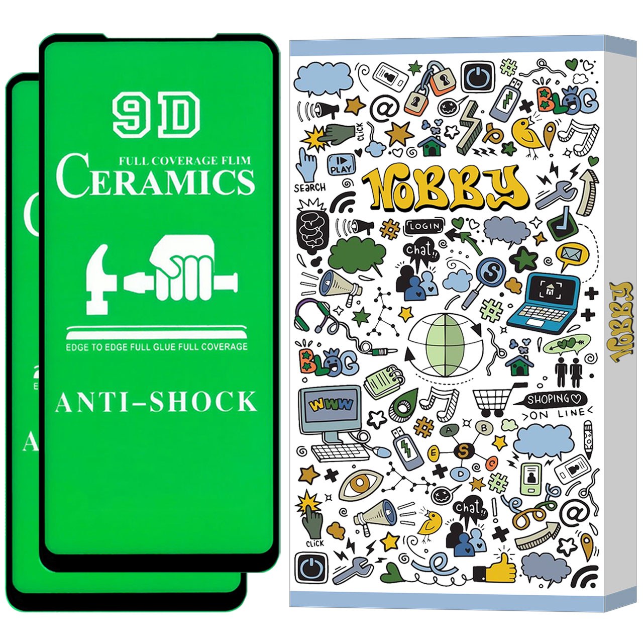 محافظ صفحه نمایش سرامیکی مناسب برای گوشی موبایل شیائومی Poco F2 Pro پک 2 عددی