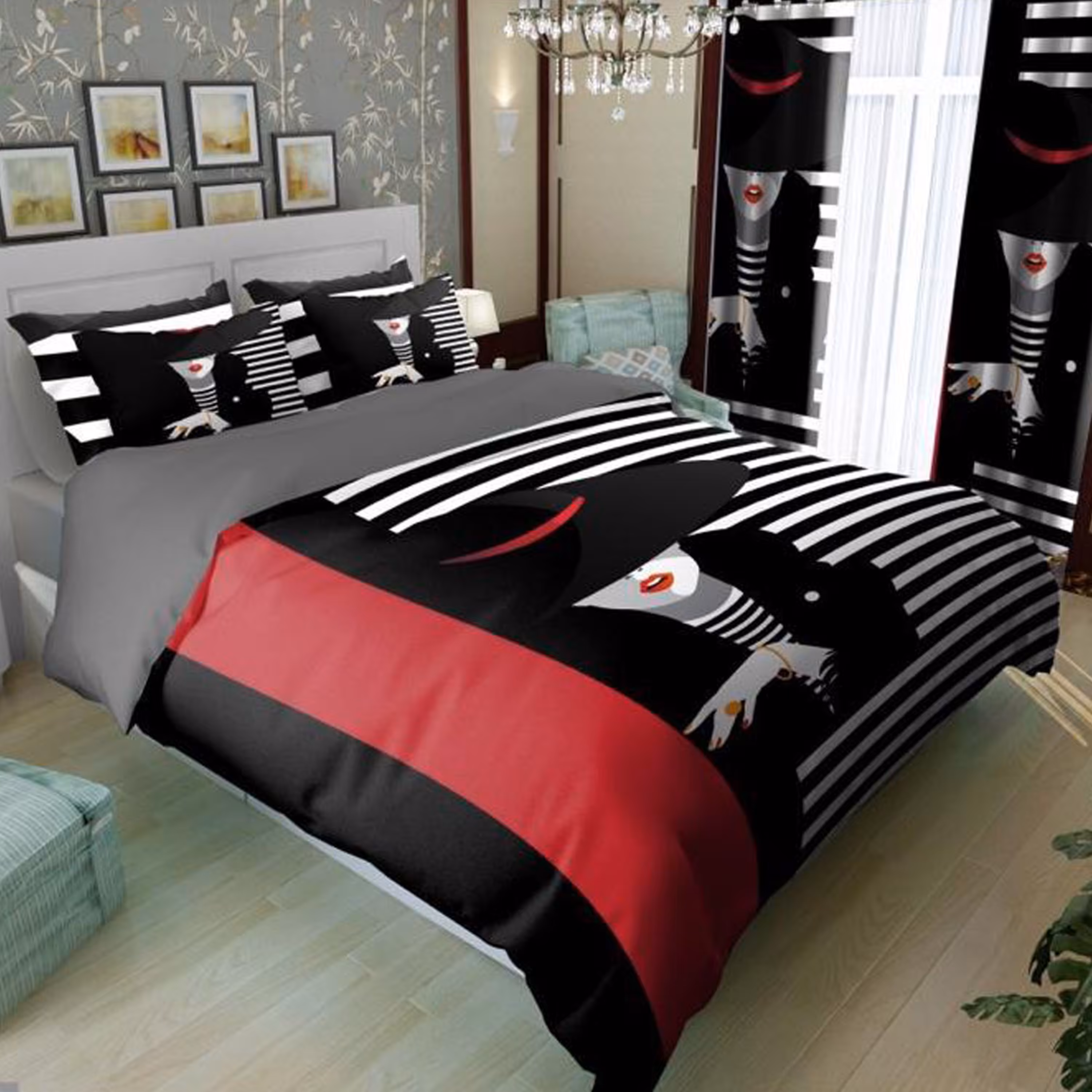 سرویس روتختی 2 نفره تنسل چاپی برندترک لند(Turk Land) rs 450