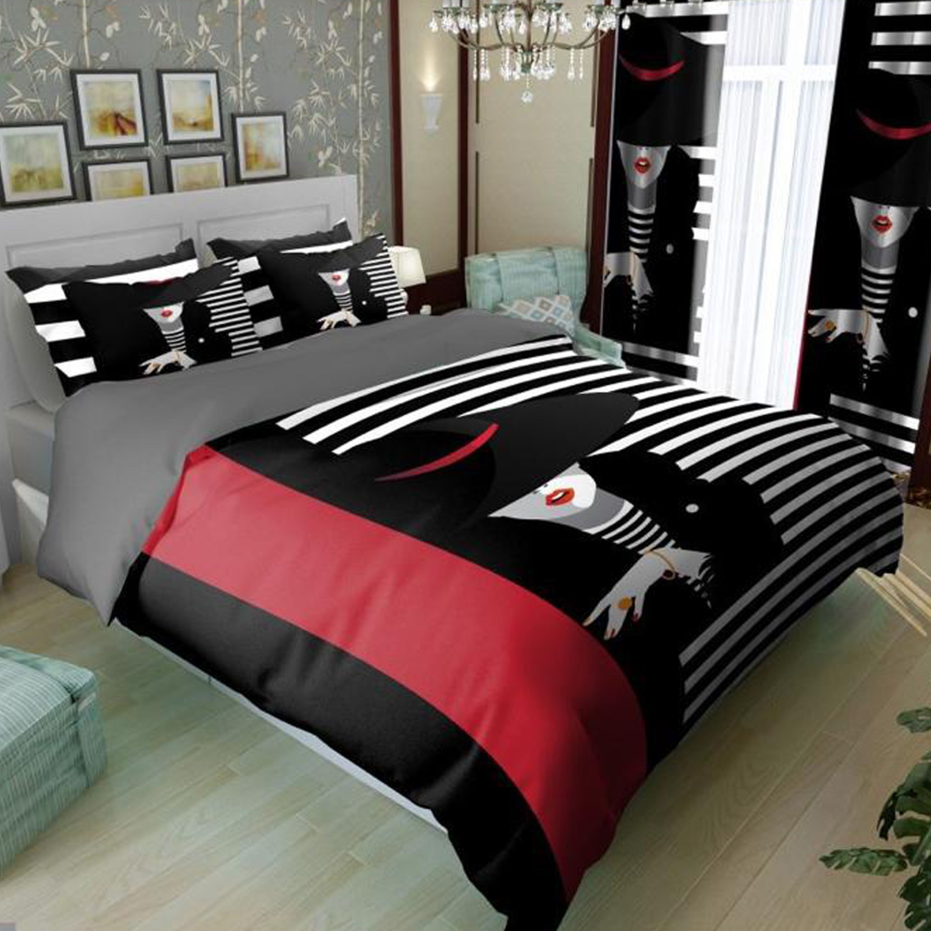 سرویس روتختی 2 نفره تنسل چاپی برندترک لند(Turk Land) rs 450