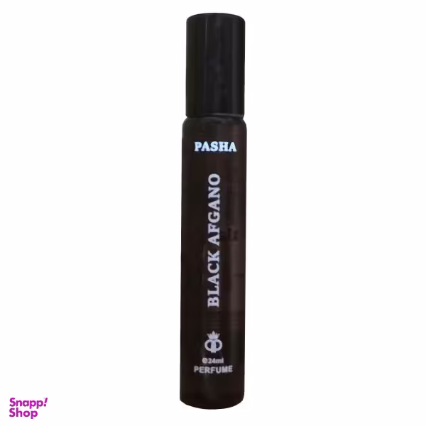 عطر جیبی مردانه پاشا مدل بلک افغان حجم 24 میلی لیتر