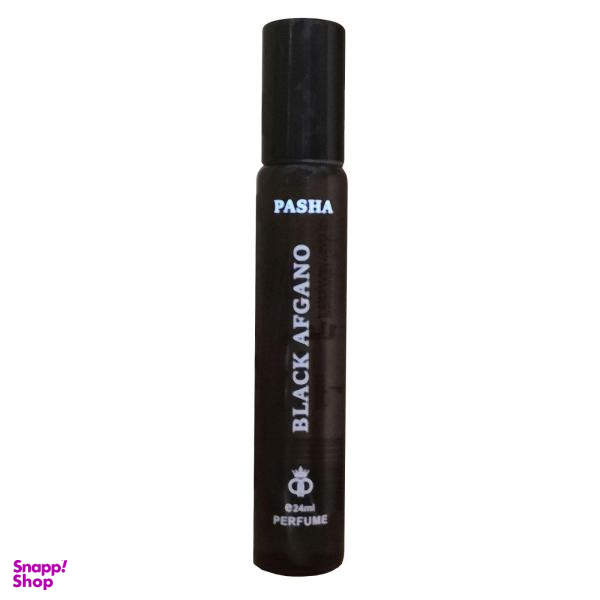 عطر جیبی مردانه پاشا مدل بلک افغان حجم 24 میلی لیتر