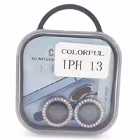 محافظ لنز دوربین نگینی آیفون13هفت رنگ