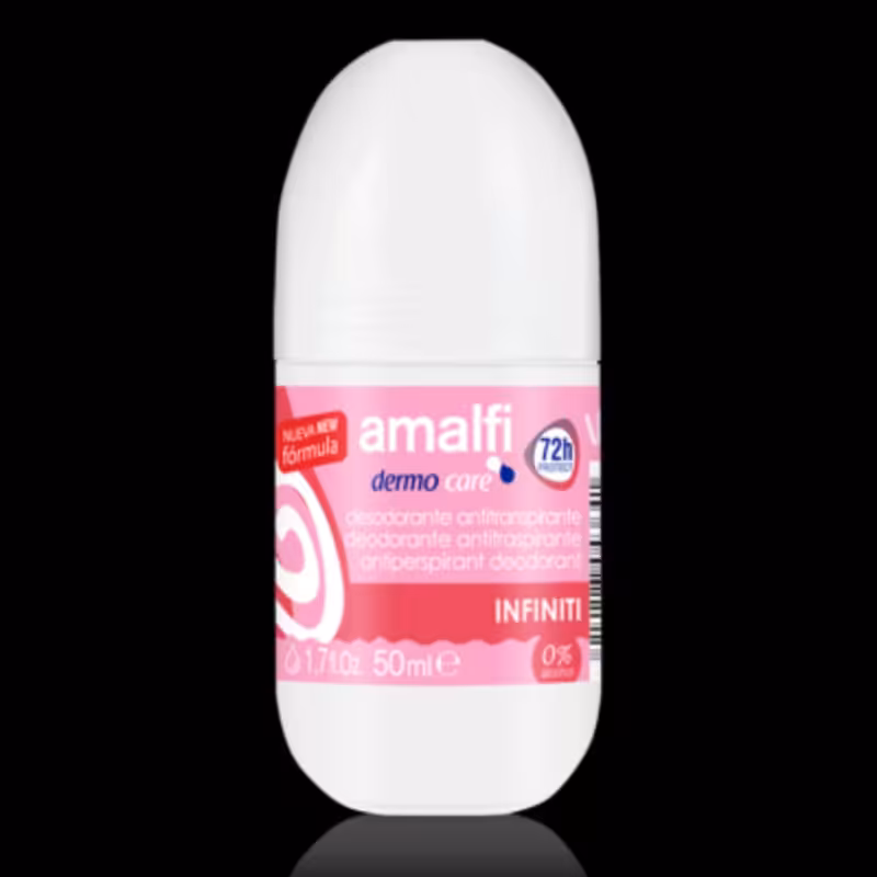 رول ضد تعریق زنانه آمالفی مدل Infiniti حجم 50 میل