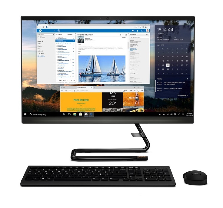 کامپیوتر All In One لنوو 21 اینچی مدل IdeaCentre A340 پردازنده Core i3 رم 4GB حافظه 1TB گرافیک 2GB غیرلمسی