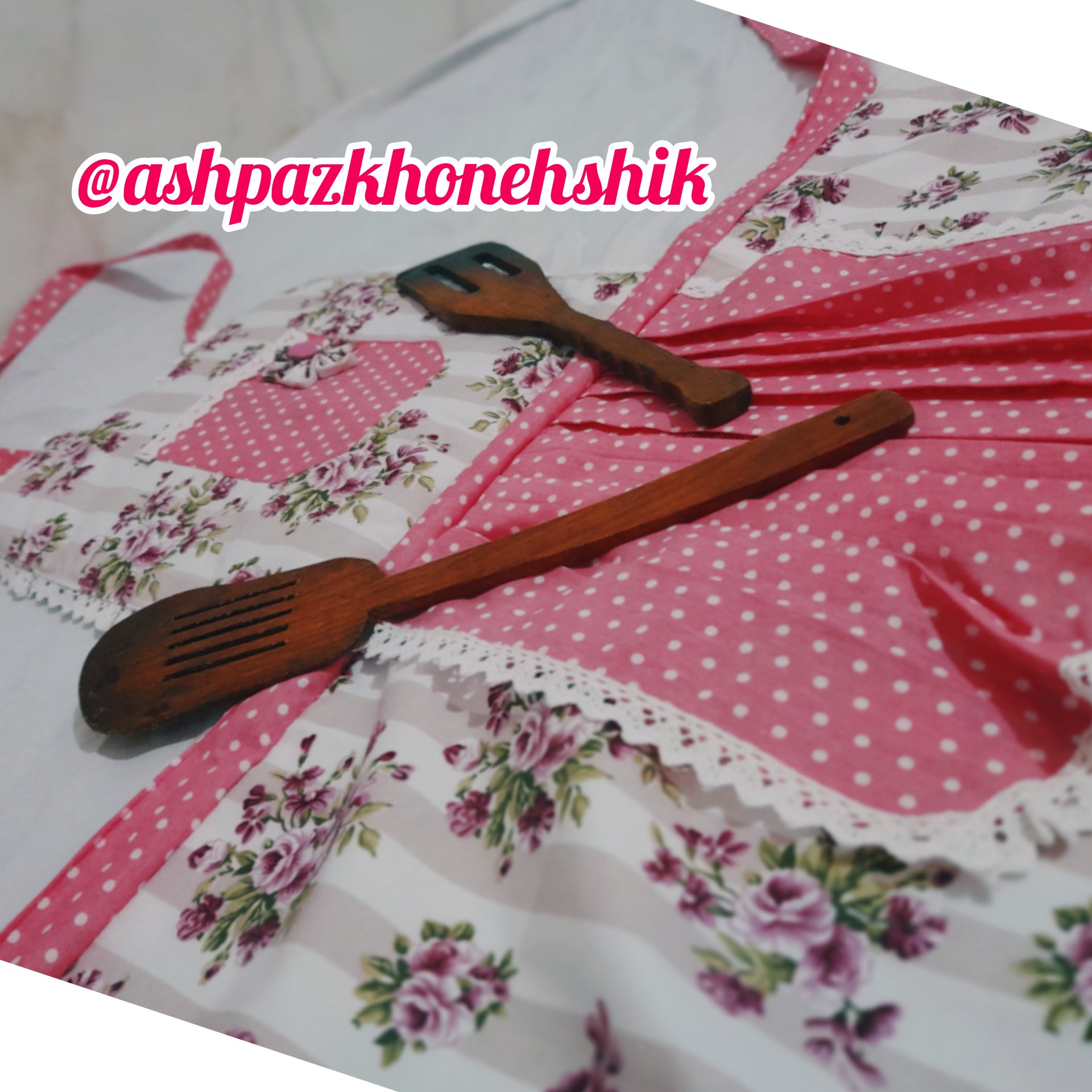 پیشبند آشپزخانه دودامنه با جنس درجه یک 