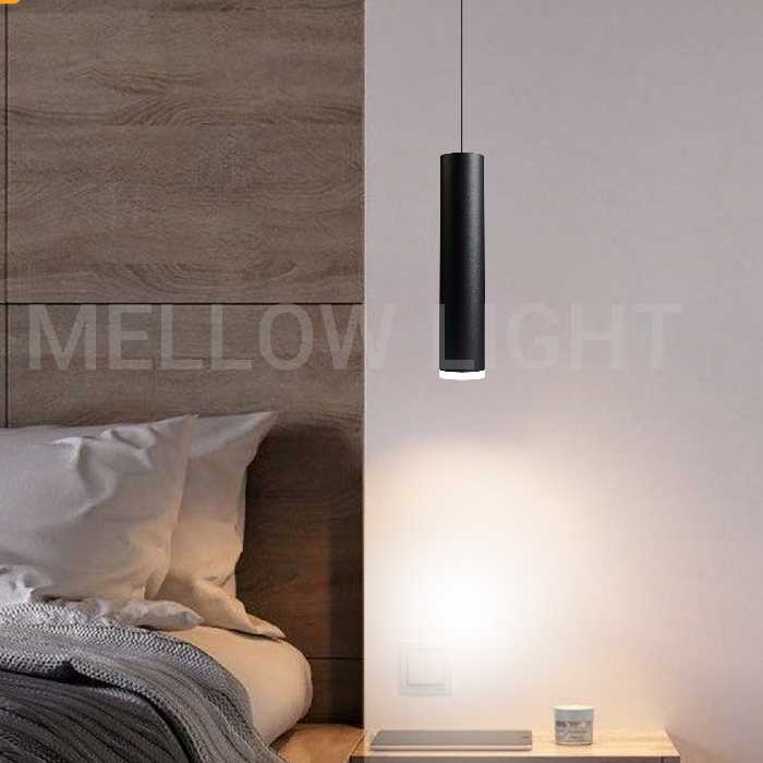 لوستر مدرن تک شاخه استوانه ای بزرگ 