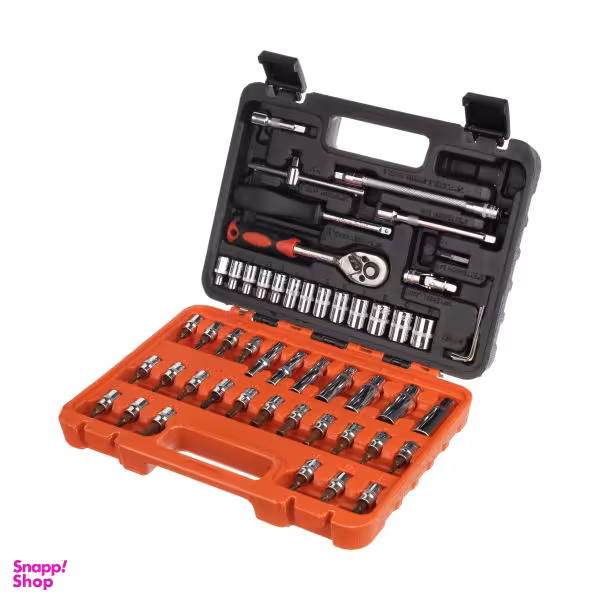 آچار و سری بکس و پیچ گوشتی ساتاگود (Satagood) مدل G-10025 مجموعه 53 عددی