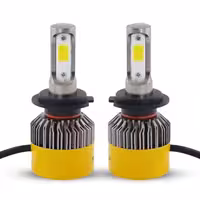 هدلایت دو طرفه لنزو مدل S2 پایه H4 (سه فیش دو کنتاکت)