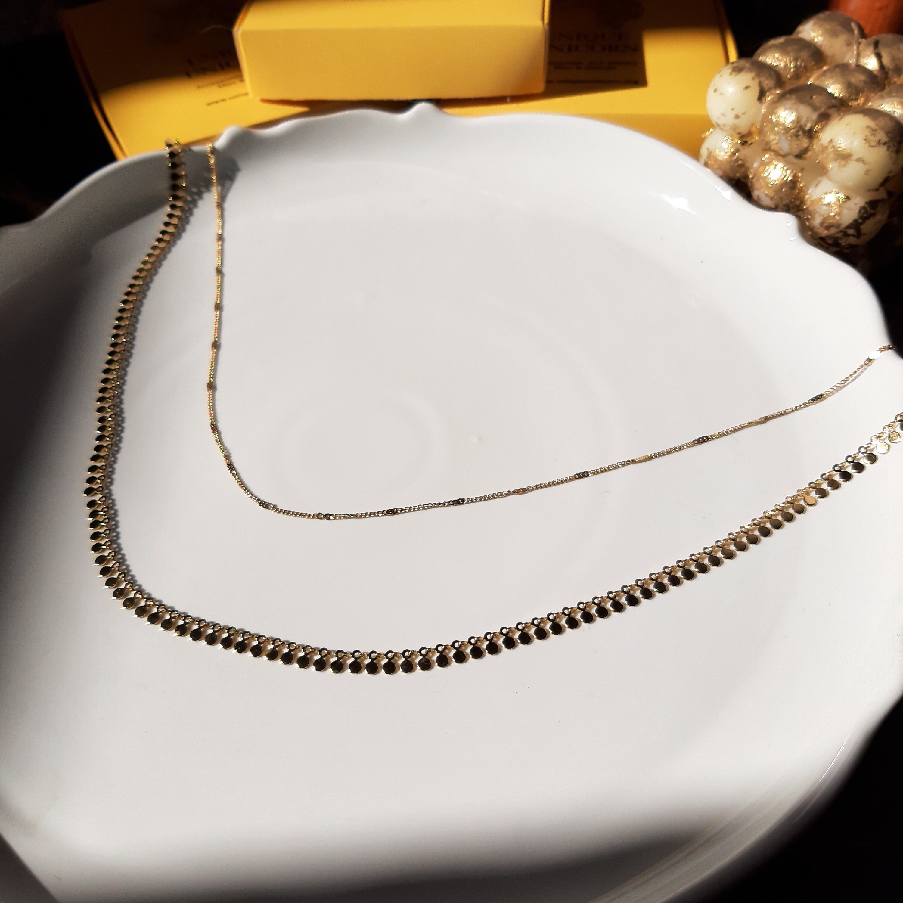 گردنبند دو ردیفه اسیتل 316 عیار 