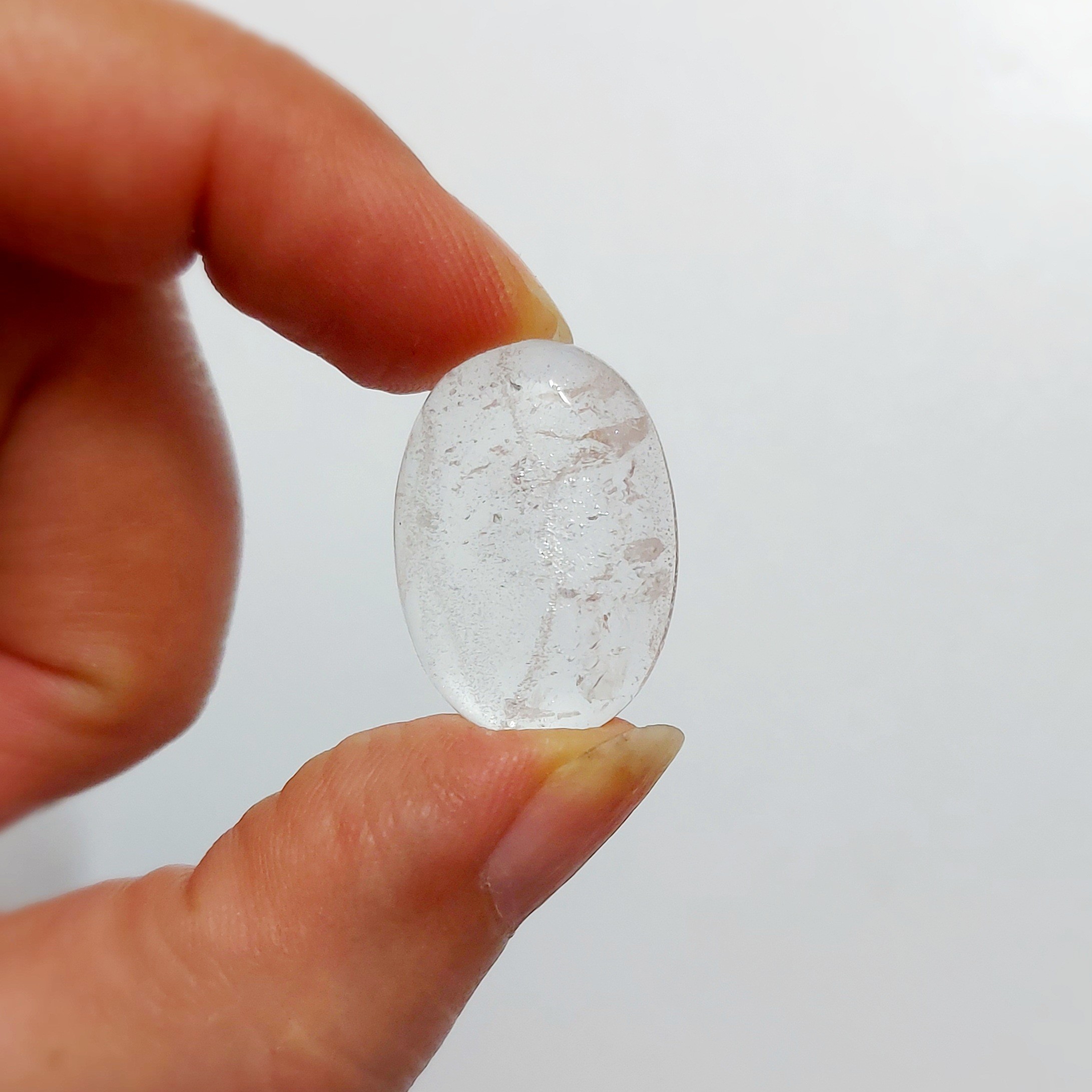 نگین سنگ دُر نجف (کوارتز ) تراش دست کد130