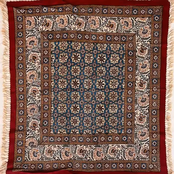 رومیزی قلمکار  ممتاز  100 در 100 سانتی متر -کد 108