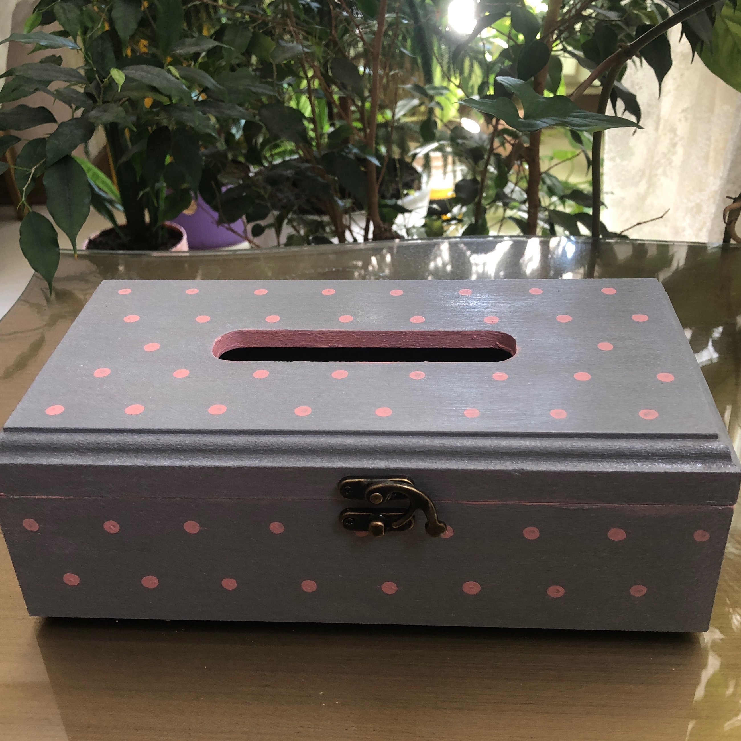 جعبه دستمال کاغذی چوبی