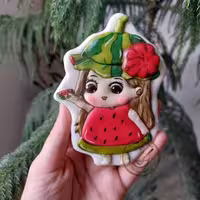 کوکی دختر یلدایی هندونه ای