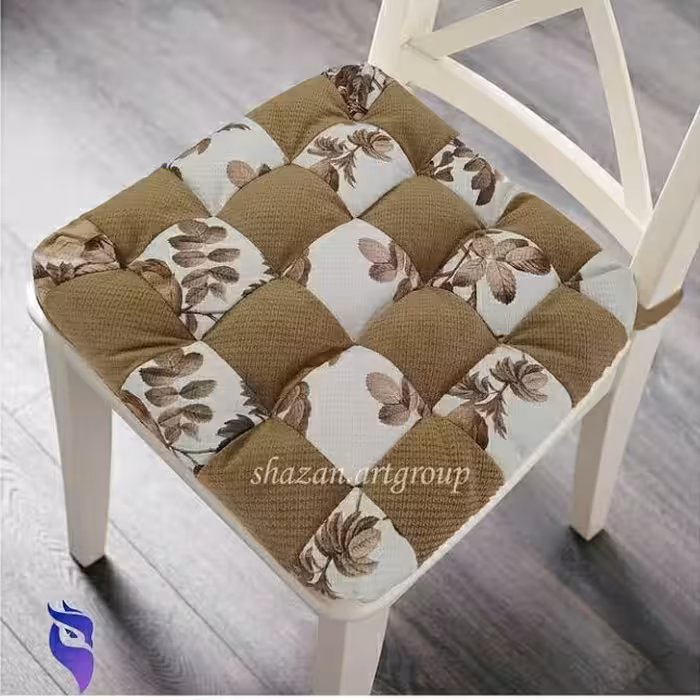 بالشتک صندلی چهل تکه مخمل  لمسه  جفتی(بالش صندلی)