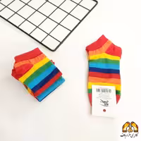 جوراب رنگی رنگی