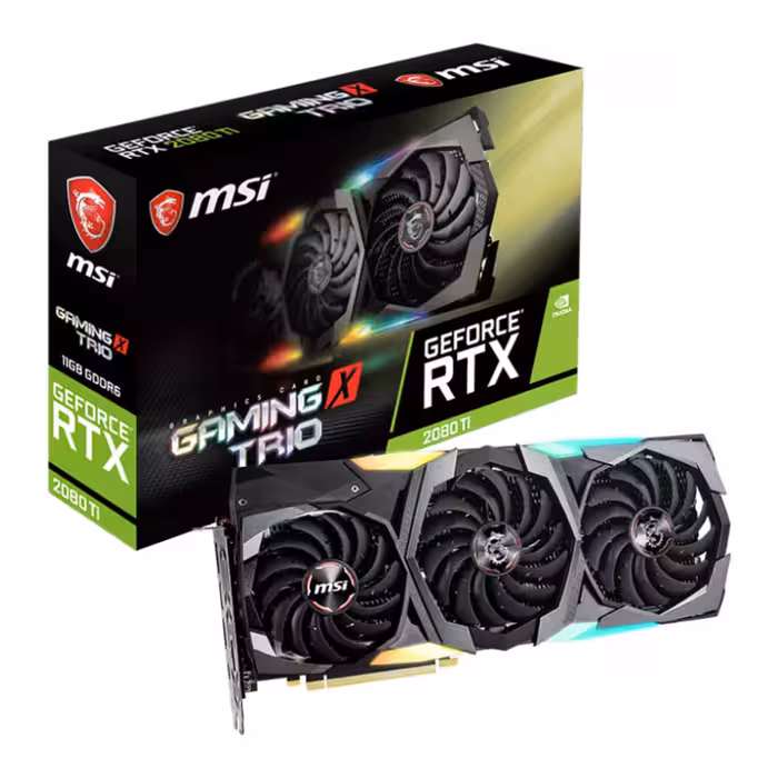کارت گرافیک ام اس آی RTX 2080 Ti GAMING X TRIO 11GB GDDR6