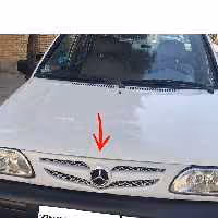 جلو پنجره طرح زنبوری بنز مناسب پراید 131 کد 0325