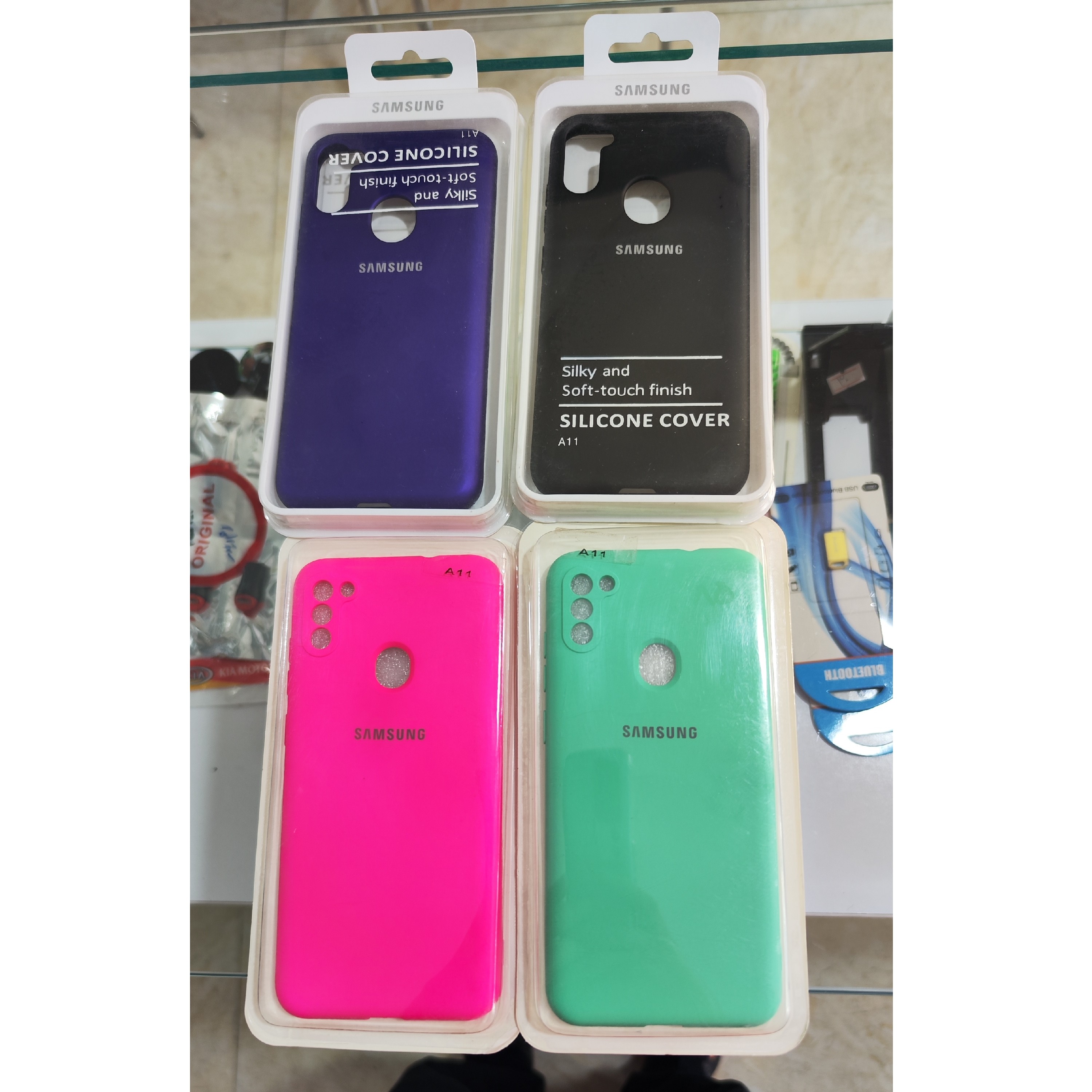 قاب  سیلیکونی غیر اورجینال سامسونگ A11 کد 2
