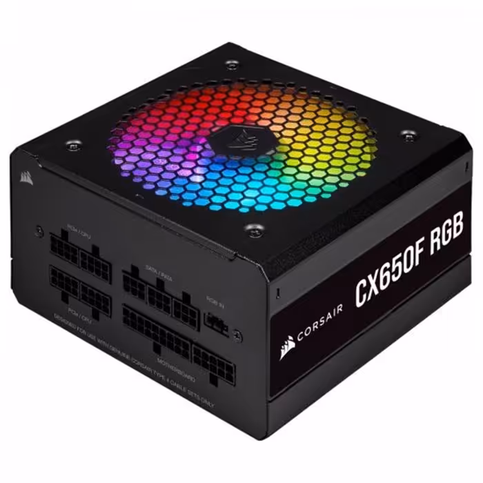پاور 550 وات کورسیر مدل CX550F RGB Black Bronze Fully Modular