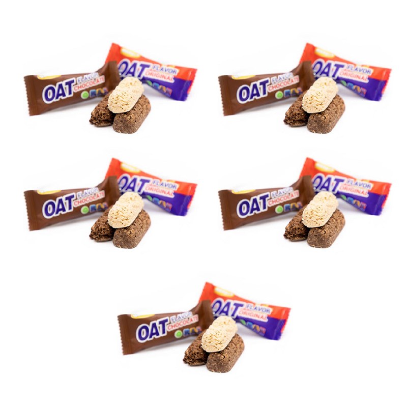شکلات بیسکوئیتی غلات رژیمی اوت چوکو OAT CHOCO بسته 5 عددی