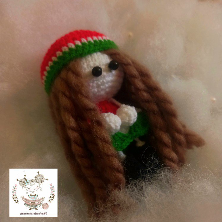 بامبولای بافتنی برای شب یلدا 