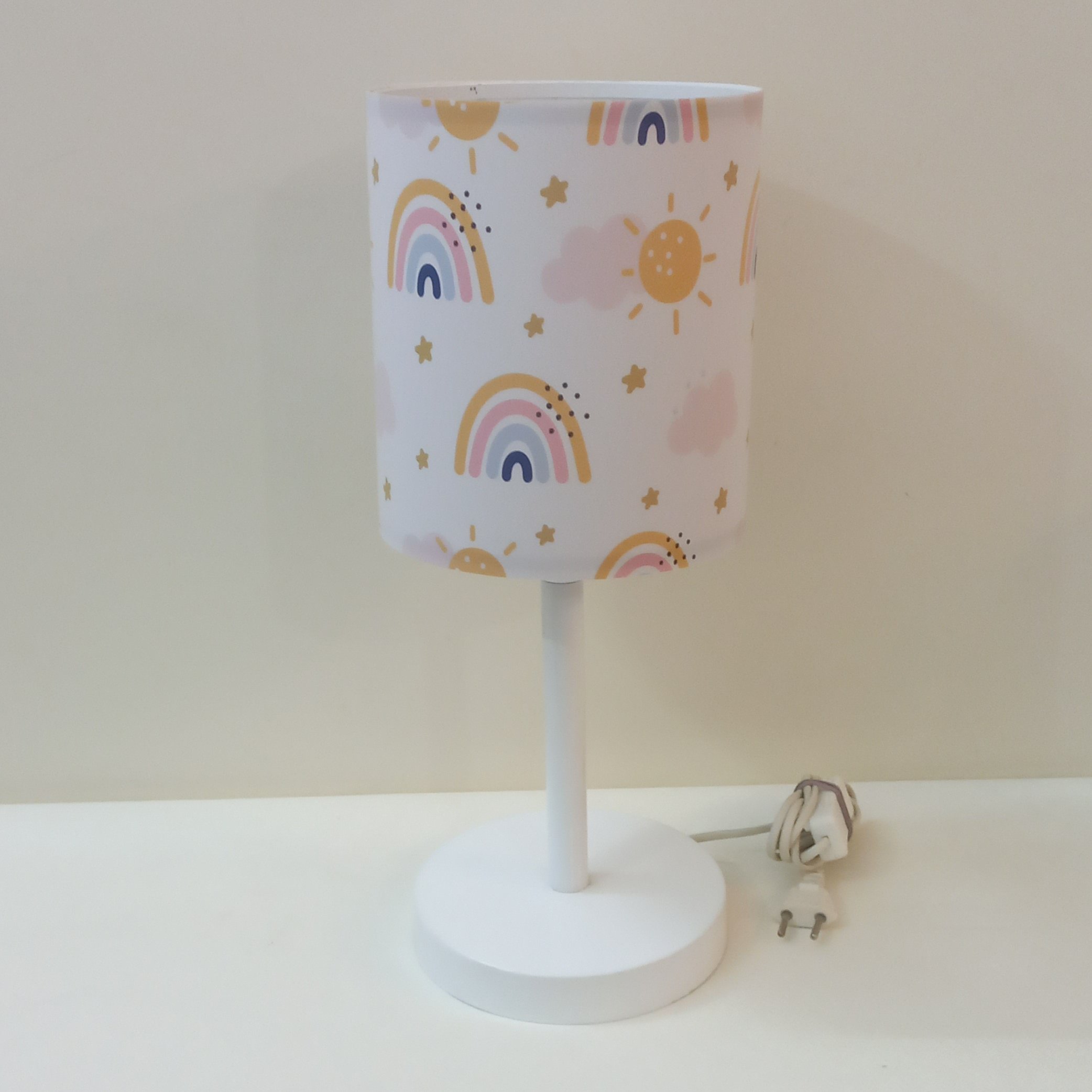 آباژور کودک قطر 17 طرح رنگین کمان