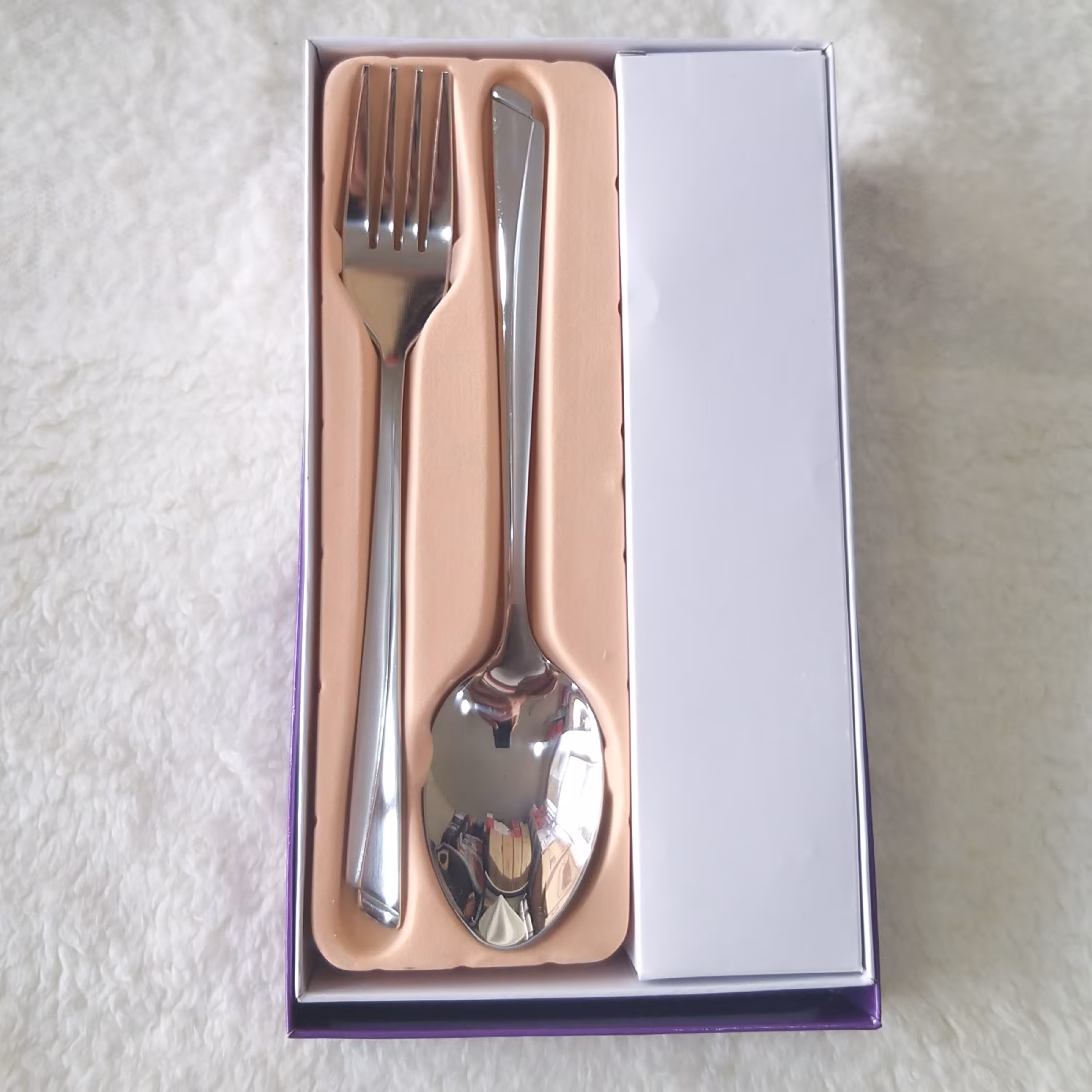 قاشق و چنگال یونیک اصل ضد اهن ربا مدل مات و براق