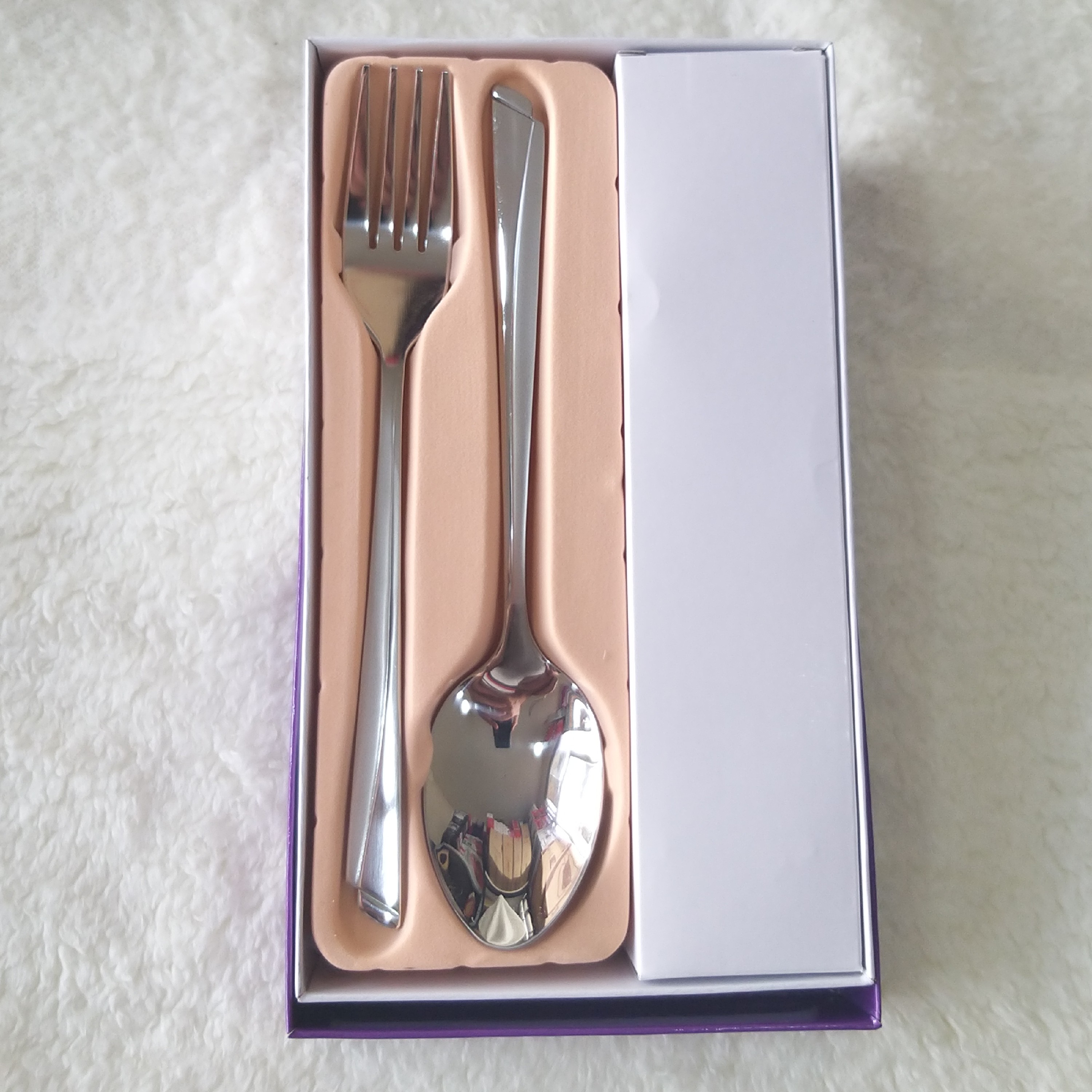 قاشق و چنگال یونیک اصل ضد اهن ربا مدل مات و براق